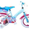 Volare Disney Frozen 2 Kinderfiets - Meisjes - 12 Inch - Blauw/Paars - Twee Handremmen
