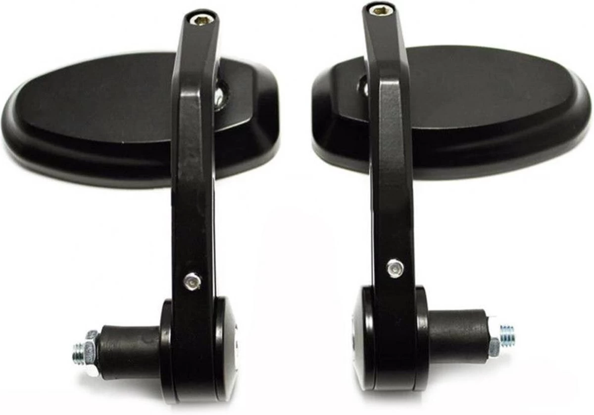 Bar End Spiegels - Motor Spiegels - Stuurspiegel - Universeel - 7/8 ''22mm - Zwart