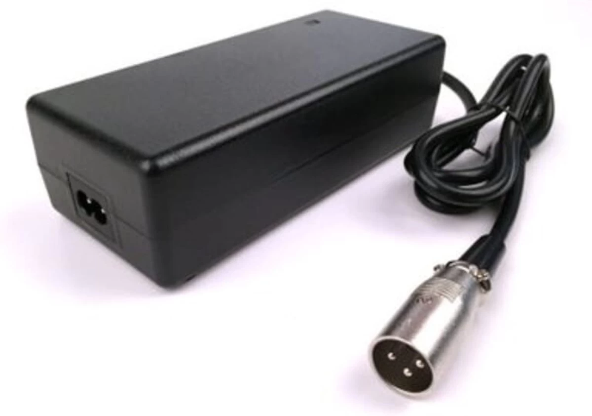 Universele Fietsaccu Lader - Elektrische Fietsoplader - 36V - 2A - Met XLR 3 Pins Stekker - Afbeelding 5