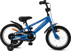 SJOEF Race Jongensfiets 14 Inch - Blauw
