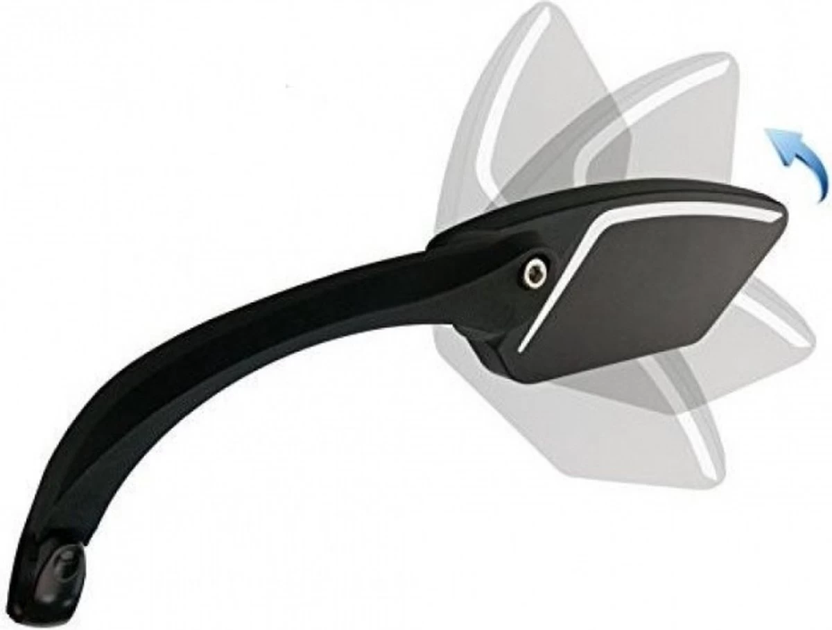 VWP Fietsspiegel - Links - E-bike - Fietsspiegel - Zwart - Afbeelding 2