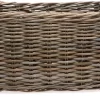 New Looxs Brisbane Large Fietsmand Voordrager - 39 Liter - Rotan - Grijs