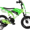 Volare Motobike Kinderfiets - Jongens - 12 Inch - Groen - 95% Afgemonteerd