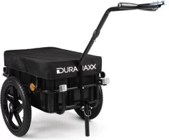 DURAMAXX Big Mike Fietskar - Fietsaanhanger - 70 Liter - Zwart