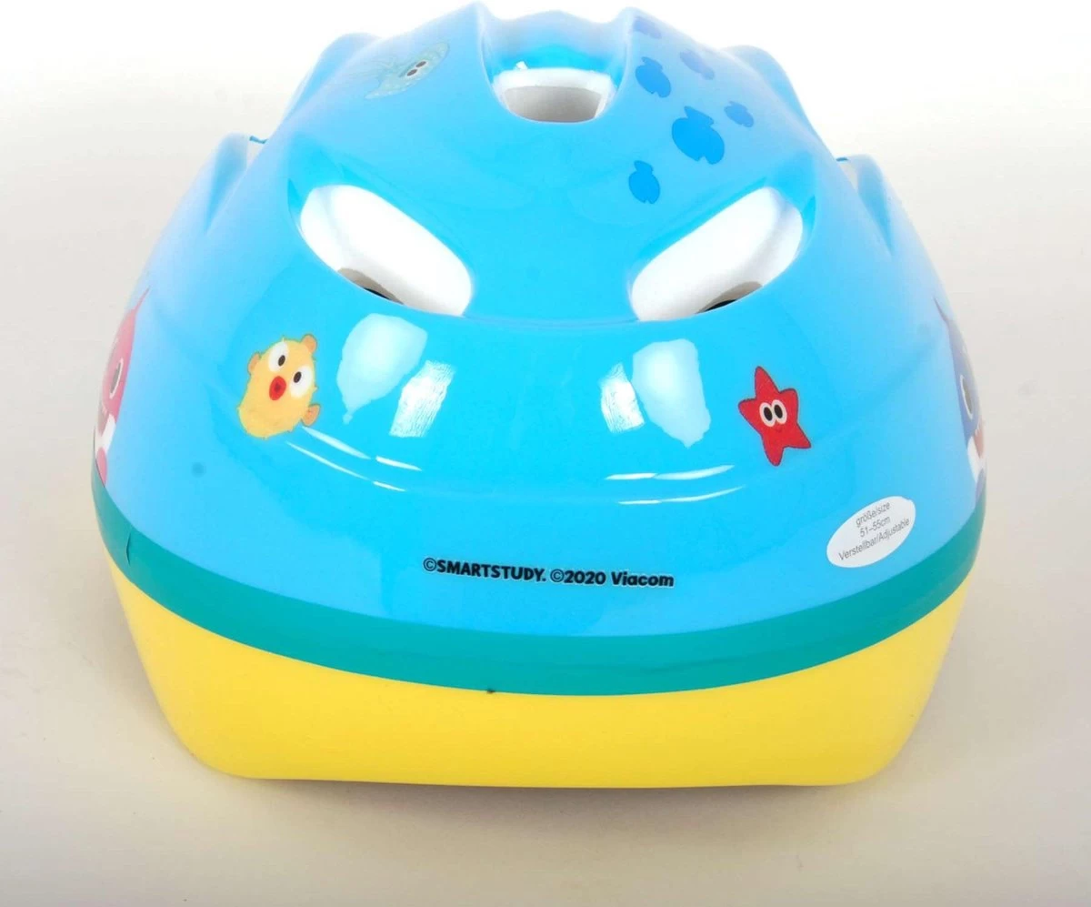 Volare Baby Shark Fietshelm - Skatehelm - 51 - 55 Cm - Afbeelding 3