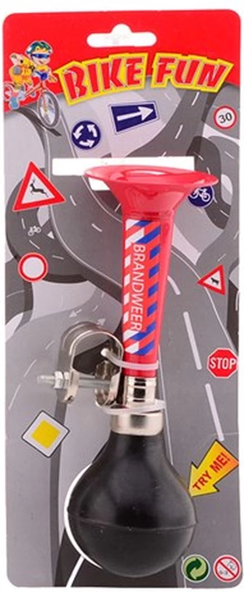 Fietstoeter Bikefun Metaal Brandweer / Politie - Afbeelding 6