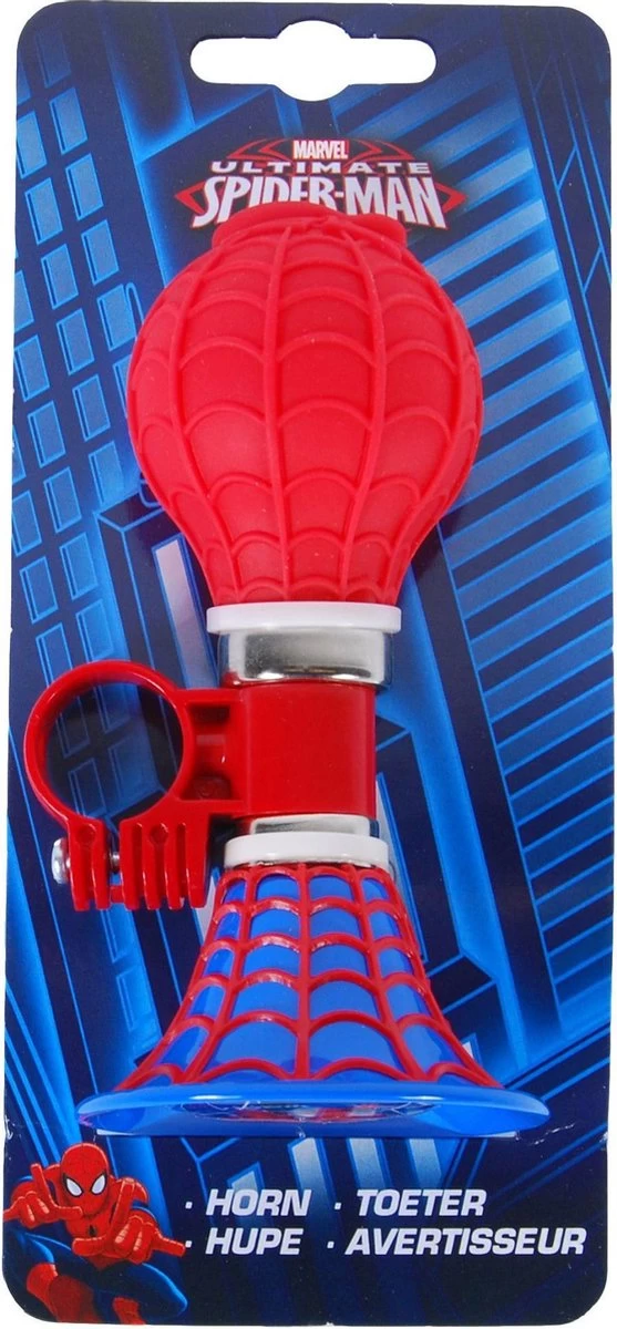 Mickey Mouse Spider-Man Fietstoeter - Jongens - Rood Blauw