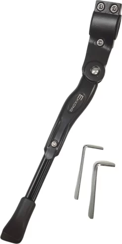 Ekkong - Fietsstandaard Enkel 26 Cm Zijstandaard Aluminium Roestvrij Fiets Mountainbikes Makkelijk - Mountainbike Standaard Universeel - MTB Kickstand