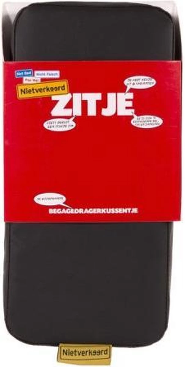 Niet Verkeerd Bagagedragerkussen Eco Zwart 32 Cm - Afbeelding 5