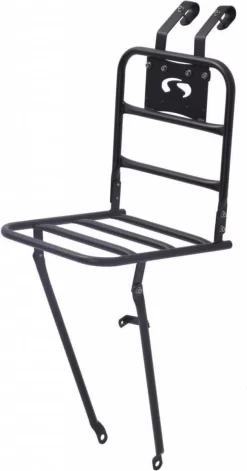 Steco Transport Comfort Voordrager Voor Fietsen Volwassenen - Matzwart