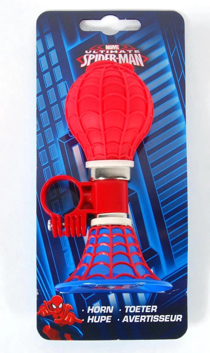 Mickey Mouse Spider-Man Fietstoeter - Jongens - Rood Blauw - Afbeelding 3
