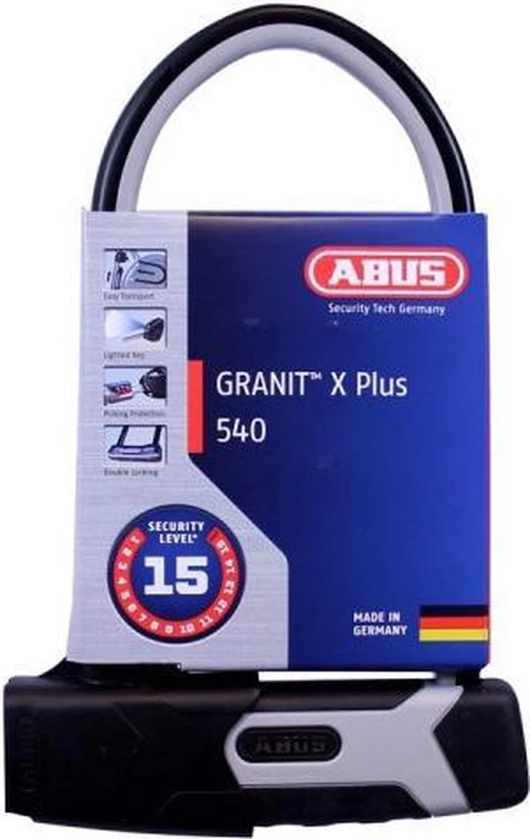 Abus BE0301A Granit X-Plus 540/160HB2 VV-230x108x13mm-ZWART - Afbeelding 5