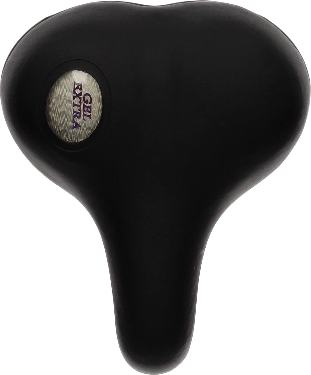 Benson Universeel Gel Fietszadel Voor Dames En Heren - 23x18x6 Cm - Zwart | Comfortabel Unisex Zadel Past Op Elke Fiets