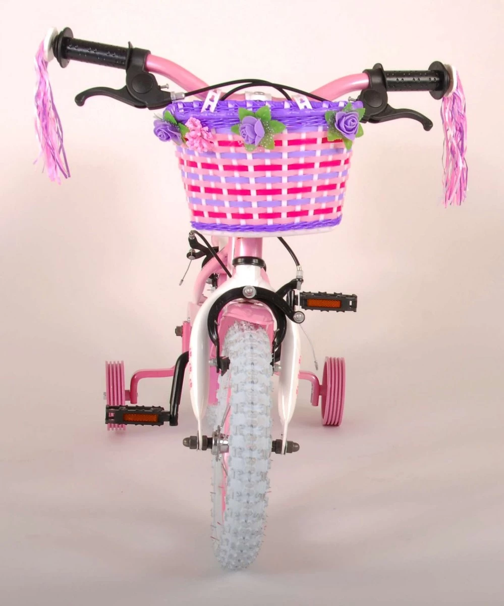 Volare Rose Kinderfiets - Meisjes - 12 Inch - Roze - 2 Handremmen - Afbeelding 9